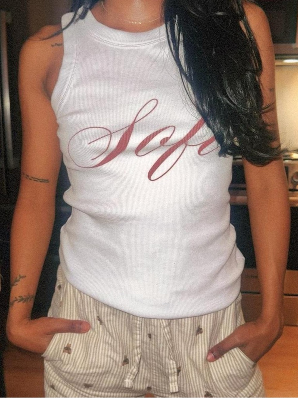 FLO | ACCESS ALL AREAS OFFICIAL TOUR MERCH WHITE TANK TOP